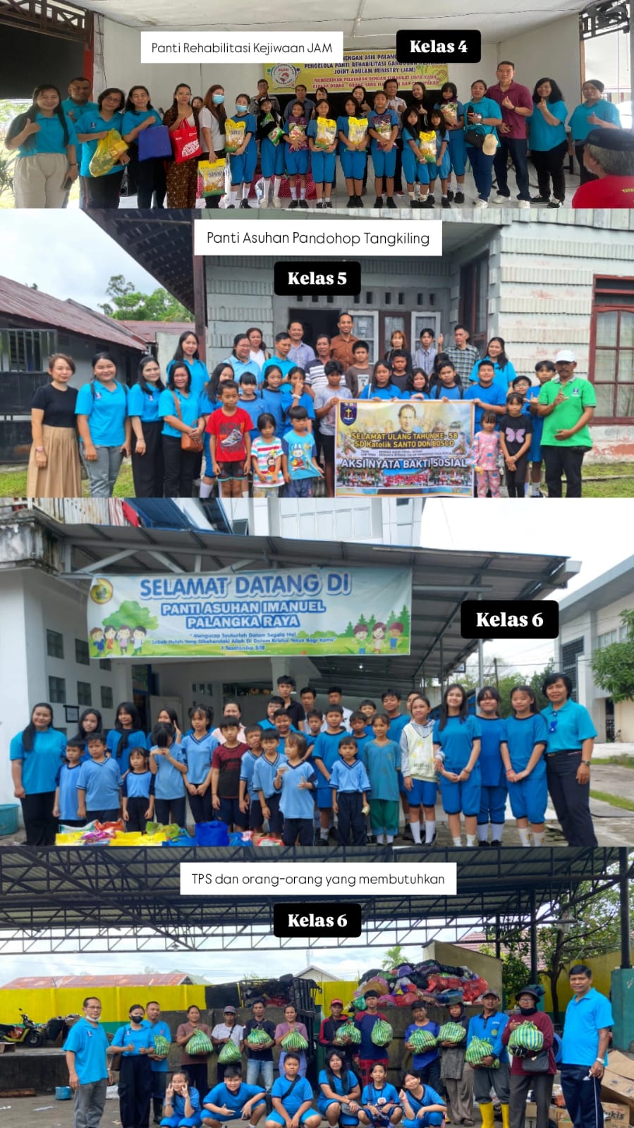 AKSI NYATA BAKTI SOSIAL SDK SANTO DON BOSCO PALANGKA RAYA ”BERBAGI KASIH, PEDULI SESAMA” AKSI NYATA BAKTI SOSIAL SDK SANTO DON BOSCO PALANGKA RAYA ”BERBAGI KASIH, PEDULI SESAMA”
